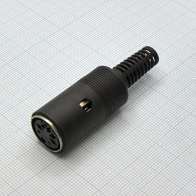 Разъем DIN5 гн каб., разъем для АС