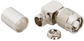 122416RP, RF Connectors / Coaxial Connectors TNC RA PLUG LMR400 B9913 REV POLARITY
