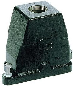 09400160414, Heavy Duty Power Connectors METAL HOOD HAN 16B SCRW LCKING