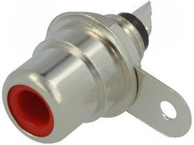 BTO1R, Гнездо, RCA, "мама", прямой, пайка, никелированные