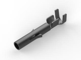 350536-1, Контакт разъема Mini-Universal MATE-N-LOK, Тип: Контакт розетки, Ток: 13 А, Напряжение: 600 В, Монтаж: Обжим, Провод AWG: 1 350536-1, Контакт разъема Mini-Universal MATE-N-LOK, Тип: Контакт розетки, Ток: 13 А, Напряжение: 600 В, Монтаж: Обжим, Провод AWG: 1