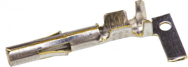 350536-1, Контакт разъема Mini-Universal MATE-N-LOK, Тип: Контакт розетки, Ток: 13 А, Напряжение: 600 В, Монтаж: Обжим, Провод AWG: 1 350536-1, Контакт разъема Mini-Universal MATE-N-LOK, Тип: Контакт розетки, Ток: 13 А, Напряжение: 600 В, Монтаж: Обжим, Провод AWG: 1