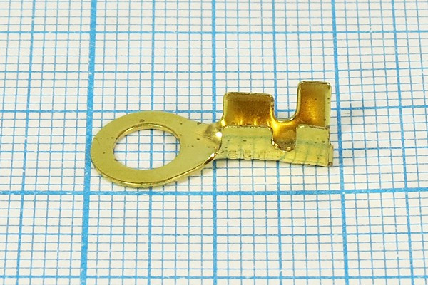 Клемма"O", d 5,3мм, 1-2,5мм2, латунь Клемма"O", d 5,3мм, 1-2,5мм2, латунь