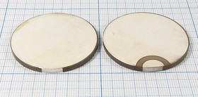 Пьезоэлемент ультразвуковой, размер 43x 3, форма диск, частота 51кГц, модель AW10Y43300A, Audiowell