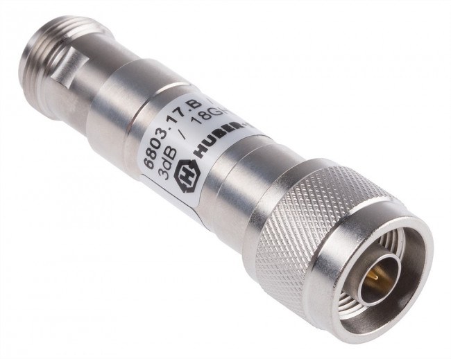 6803.17.B, Attenuators - Interconnects N plug(m) to N jack(f), 3dB, 2W