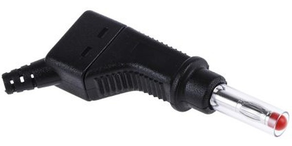 66.9328-21, Black Male Banana Plug, 4 mm Connector, Screw Termination, 32A, 600V, Nickel Plating