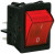 A14B1K11, Переключатель красный с подсветкой ON-OFF (16A/250VAC) 4P