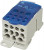 081-07-06, Распределительный блок на DIN-рейку РБ-500 1П 500А (плоские шины от 3x15 до 8x24 / 2x35+5x16+4x10) HLT