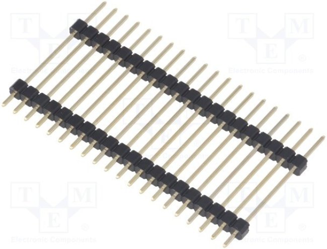ZL2029-20, Штыревая планка, штыревой, "папа", PIN 20, двухуровневый, прямой, 3А, 250ВAC, длина 29 мм ZL2029-20, Штыревая планка, штыревой, "папа", PIN 20, двухуровневый, прямой, 3А, 250ВAC, длина 29 мм