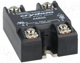 A4825T, Реле 90-280VAC, 480VAC/25A