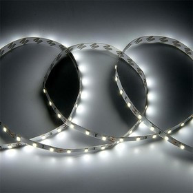 General Лента Светодиодная 5 метров 18Вт 12В SMD5730 10мм 300 диодов 25 Лм/чип IP20 6500К Холодный белый свет 503401 GLS-5730-60-18-12-IP20-