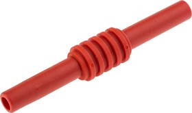 66.9123-22, Lead Coupler ø4mm Red 32A 1kV Brass