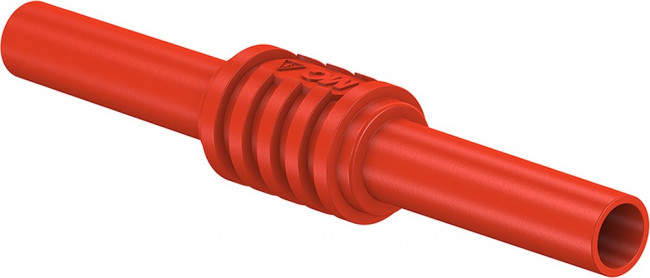 66.9123-22, Lead Coupler ø4mm Red 32A 1kV Brass