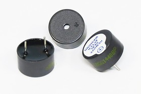 Зуммер пьезоэлектрический с генератором, размер 14x 8, напряжение 1.5~16В, частота 4.0кГц, контакты