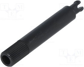 PT15GW-35, Ручка, цилиндрическая головка, черный, d6x35мм, PT15N, В: 9мм