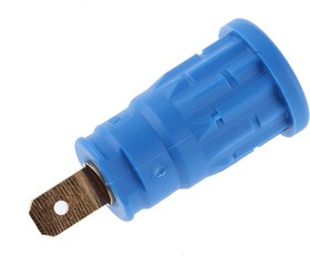 972361102, Blue Female Banana Socket, 4 mm Connector, 24A, 1000V ac/dc, Gold Plating