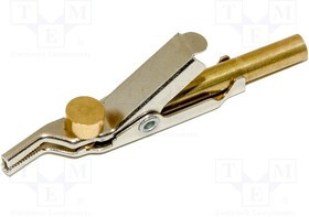 JP-25182-J, Зажим "крокодил"; Диап.захвата: макс.25,4мм; Длина: 59,4мм