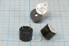 Звонок магнитоэлектрический 12x 9мм, 12В, 140 Ом, частота 2.4кГц, аналог [HCM1212A]; зм 12x 9\12\140