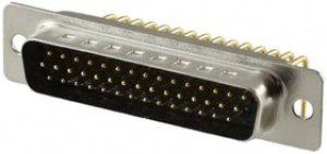 781-M44-113R001, D-Sub High Density Connectors IP67,44P M R/A .350"