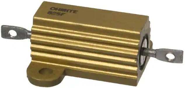 825F75RE, Wirewound Resistors - Chassis Mount 25watt 75ohm 1%