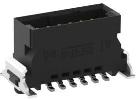 244836-E, Board to Board &amp; Mezzanine Connectors 12-PIN,VERTICAL,SMT