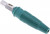 930726104, Green Male Banana Plug, 4 mm Connector, Screw Termination, 16A, 60V dc, Nickel Plating