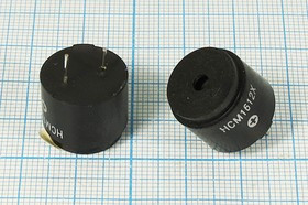 Излучатель звука магнитоэлектрический с генератором 12В, диаметр 16мм и непрерывный звук 2.3кГц; згм