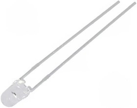 HLMP-K105, LED; 3mm; red; 35.2?65mcd; 45°; Front: convex; 1.8?2.2V