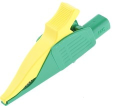 66.9575-20, Safety Dolphin Clip Green / Yellow 32A 1kV