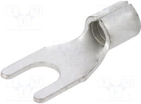 BM01326, Наконечник: вилка, M5, 4-6мм2, обжим, на провод, неизолированный