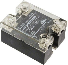 DC60D100C, Solid State Relay 12mA 32V DC-IN 100A 48V DC-OUT 4-Pin