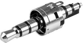 SP-25501-OM, Phone Connectors audio jack, 2.5 mm, straight, 4 conductor, cable mount, om