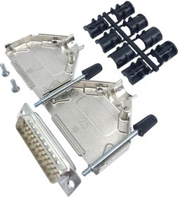 MP002027, Разъем D Sub, Kit, Standard, Штекер, 15 контакт(-ов), DA, Solder Cup