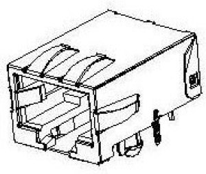 44661-0011, Modular Connectors / Ethernet Connectors MODJACK RA COMPACT CAT 5 PTH SHIELDED 44661-0011, Modular Connectors / Ethernet Connectors MODJACK RA COMPACT CAT 5 PTH SHIELDED