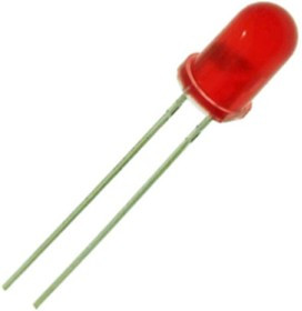 GNL-3012HD, Светодиод красный 60° d=3мм 5-10мКд 700нМ (Red)