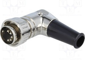 0134 05, Разъем DIN Аудио / Видео, 5 контакт(-ов), Штекер, Монтаж на Кабель, Пайка