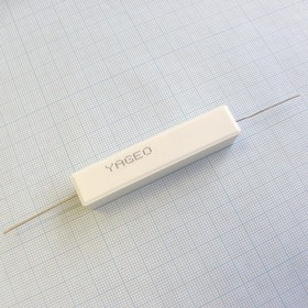 SQP25AJB-3R3, (SQP 25W 3.3 5%), Резистор керамический цементный аксиальный (SQP) 25Вт 3.3Ом +5%