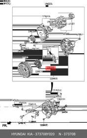37370-8Y020, Регулятор HYUNDAI HD65,72,78,120,County дв.D4DB,D4DD,D6DA19/22 напряжения генератора OE