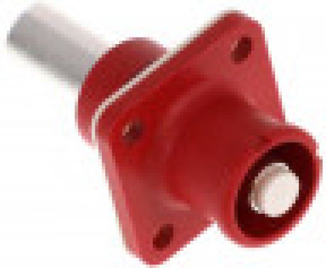 SLPIRB35CPSR0, Heavy Duty Power Connectors 8.0MM RECEPTACLE 90 KEYWAY RED