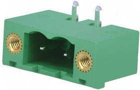 MSTB2.5/2GF508, Разъемный клеммник, 5,08мм, Кол-во полюс: 2, угловой 90°, гнездо