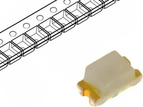 HSMG-C190, Светодиод smd 1,6х0,8мм/зеленый/572нм/ 4.5-15мкд/прозрачный/170°