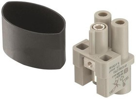09120022754, Heavy Duty Power Connectors HAN Q 2/0-F HV 2 5-6 MM2 09120022754, Heavy Duty Power Connectors HAN Q 2/0-F HV 2 5-6 MM2
