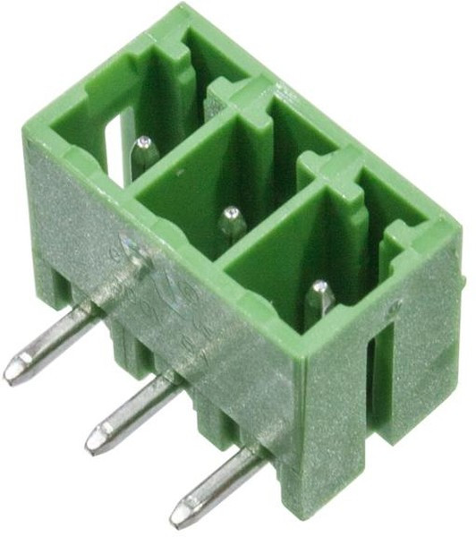 ECH381R-03P, Колодка клеммная (розетка) на плату 3 контакт(ов) шаг 3.81 мм 300В 8А