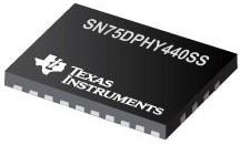 SN75DPHY440SSRHRR, Interface - Signal Buffers, Repeaters MIPI® CSI-2/DSI DPHY retimer 0 to 70C operating temperature 28-WQFN 0 to 70
