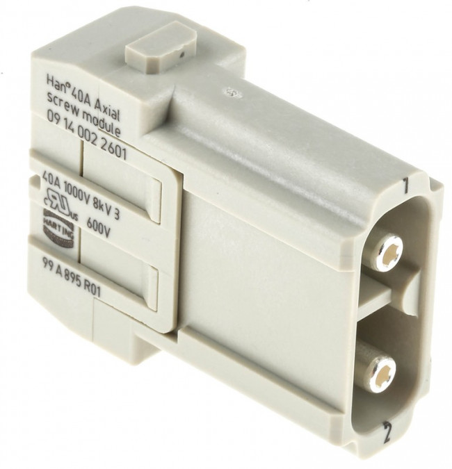 09140082734, Разъем для тяжелых условий, Han-Modular, Module, 8 Контактов, Гнездо, Вставное Гнездо 09140082734, Разъем для тяжелых условий, Han-Modular, Module, 8 Контактов, Гнездо, Вставное Гнездо