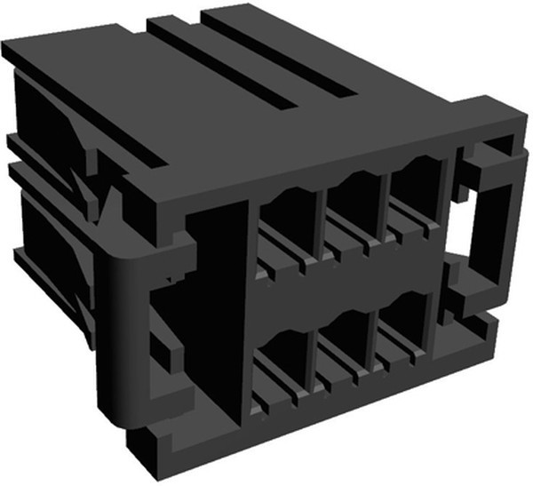 1-178127-6, Headers &amp; Wire Housings RECPT 6 POS 3.81 KEY XX