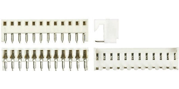 38-00-1342, Headers &amp; Wire Housings KK 100 PCB Assy RtAn 12 Ckt Tin