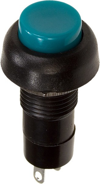 PB-10BGN1-G, Кнопка без фиксации 250В 1А зеленый (аналог SPA-101B4 PSW6D)