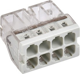 UKZ30-208-004, Строительно-монтажная клемма СМК 772-208 (4шт/упак) IEK UKZ30-208-004, Строительно-монтажная клемма СМК 772-208 (4шт/упак) IEK