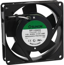 SF11592A1092HBT, Вентилятор осевой, 115В AC, 92x92x25мм, 62(±7%)куб.м/ч, 40дБА